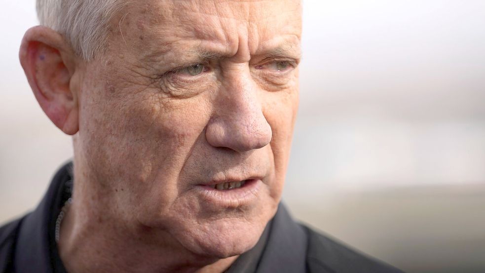 Israels Oppositionspolitiker Gantz will einen Deal mit der Hamas erreichen. (Archivbild) Foto: Matias Delacroix/AP/dpa