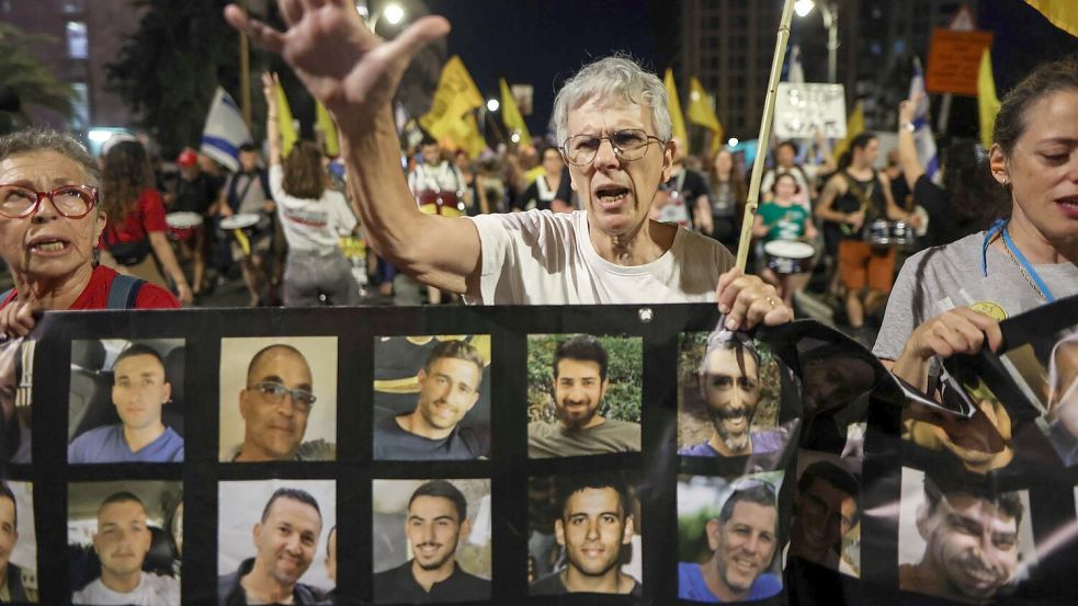 Angehörige der Geiseln befürchten im Einfall einer Offensive gegen die Stadt Gaza das Schlimmste. Foto: Saeed Qaq/ZUMA Press Wire/dpa