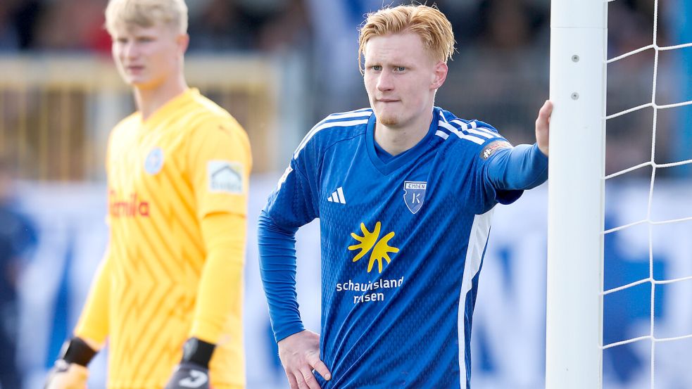 Pascal Steinwender bestritt für Kickers Emden so viele Pflichtspiele wie für keinen anderen Klubs. Foto: Jens Doden, Emden