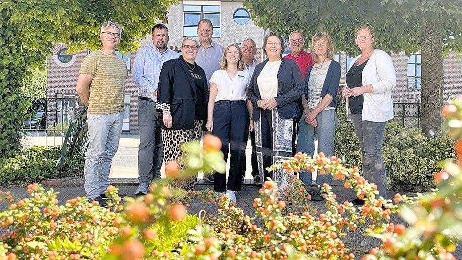 Die Einrichtungsleiterinnen und -leiter setzen sich regelmäßig zusammen, um sich auszutauschen. Foto: Vera Vogt