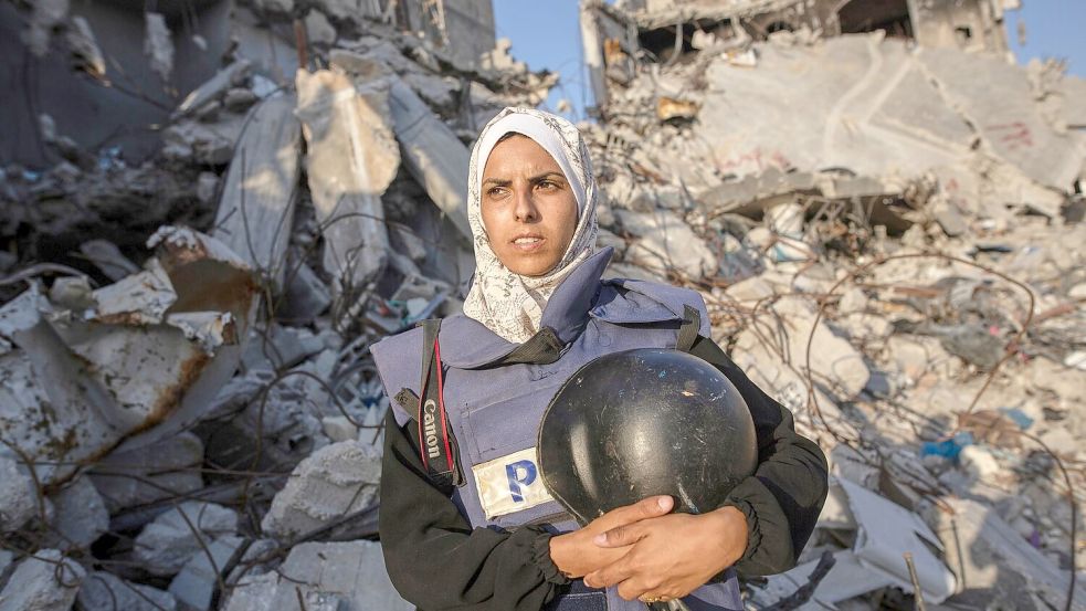 Die freie Journalistin Mariam Dagga wurde im Gazastreifen bei einem israelischen Angriff getötet. Foto: Jehad Alshrafi/AP/dpa