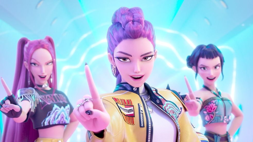 Im Netflix-Hit „KPop Demon Hunters“ geht es um die Girl-Band Huntrix. Foto: -/©2025 Netflix/dpa