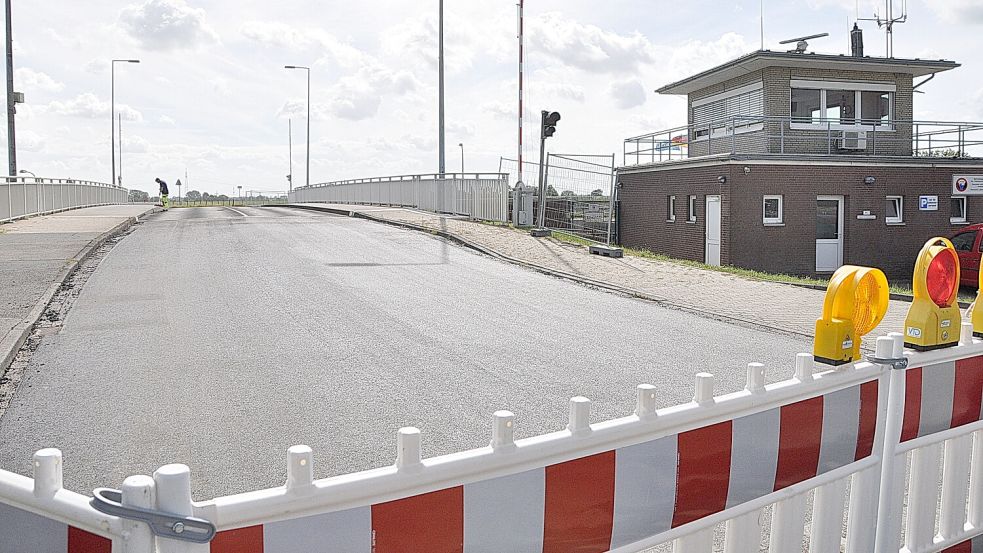 An der Seeschleuse stehen nur noch Restarbeiten an. Foto: Bodo Wolters