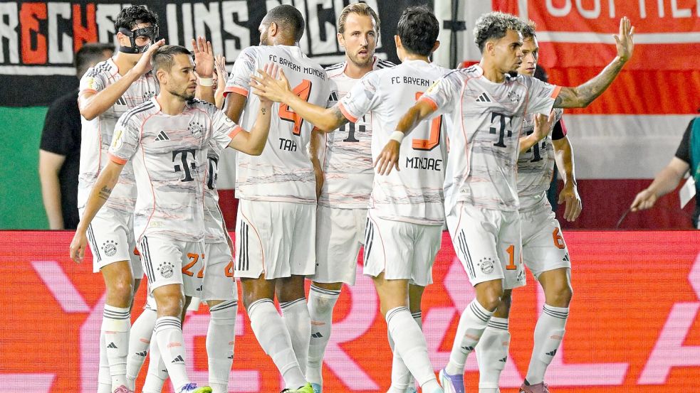 Der FC Bayern steht in der 2. Runde des DFB-Pokals. Foto: Uwe Anspach/dpa