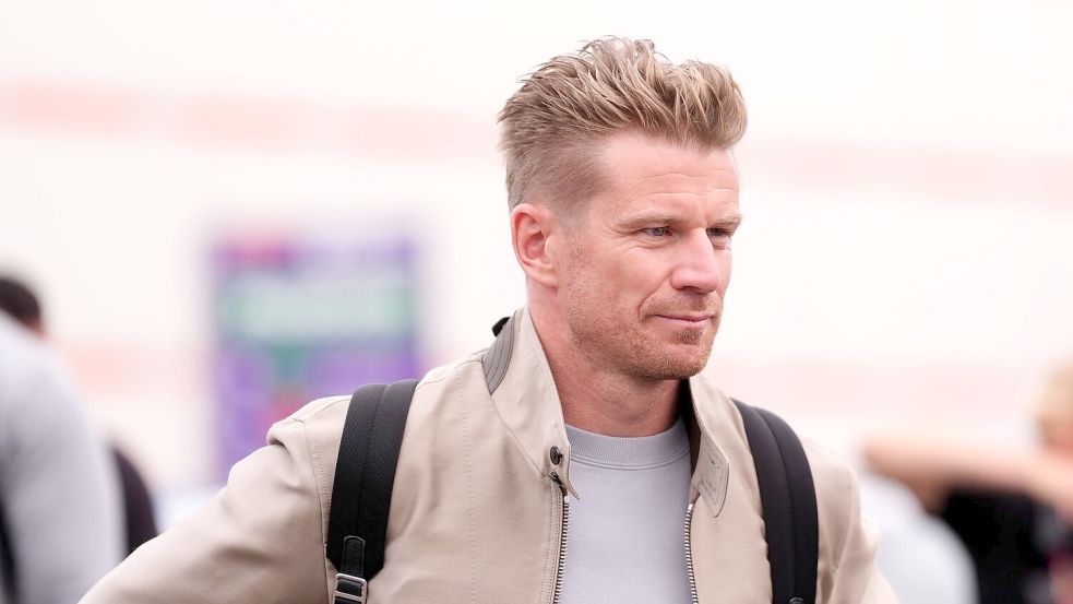 Nico Hülkenberg schaffte es als Dritter in Silverstone auf das Podest. Foto: Bradley Collyer/PA Wire/dpa