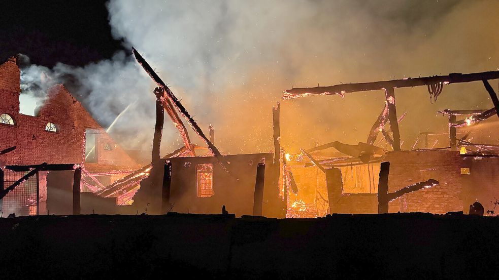 Die Feuerwehr rückte in Papenburg zu einem Brand aus. Foto: Feuerwehr