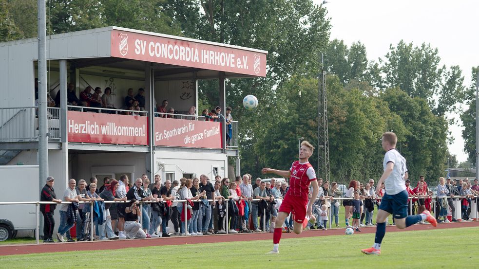 Nach dem Sieg gegen Borssum haben die Concorden nun ein Topspiel vor Augen. Foto: Heiner Lohmann
