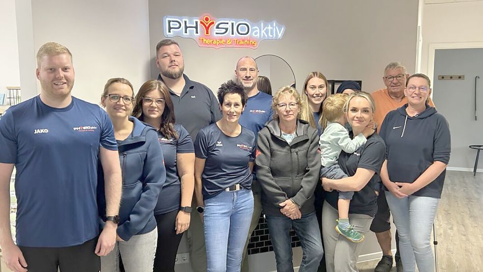 Das Team von Physio Aktiv freut sich auf die Jubiläumsfeier zum 30-jährigen Bestehen am kommenden Sonnabend, 13. September. Foto: privat