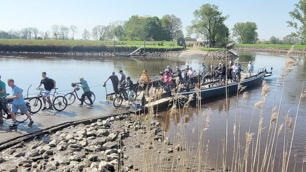 Seit dem 1. Mai konnte man wieder mit der Pünte fahren. Foto: Jonas Bothe/Archiv