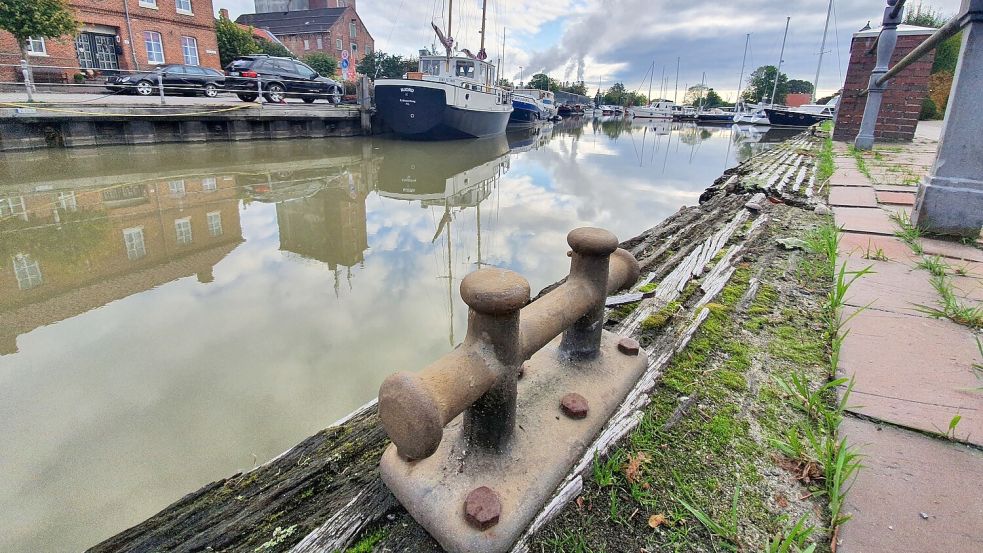 Die Spundwand muss dringend erneuert werden. Foto: Tatjana Gettkowski/Archiv