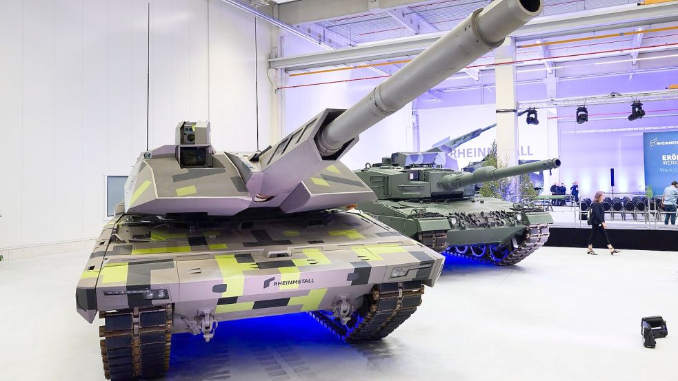 Rüstungsfirmen wie Rheinmetall verzeichnen deutlich steigende Bewerberzahlen und stellen zudem mehr neue Beschäftigte ein. (Symbolbild) Foto: Julian Stratenschulte
