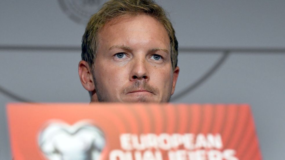 Julian Nagelsmann will gegen Nordirland den WM-Kurs einschlagen. Foto: Federico Gambarini