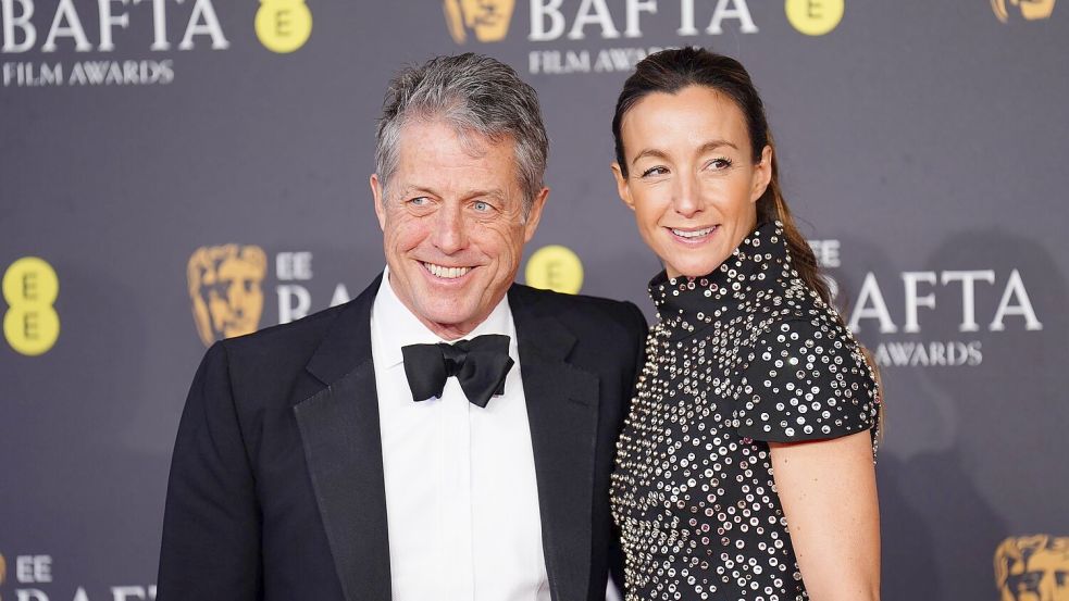 Hugh Grant und Anna Elisabet Eberstein sind seit 2018 verheiratet. (Archivbild) Foto: James Manning