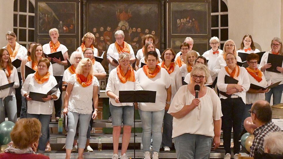 Der Chor Akzente gibt am Sonntagabend ein Konzert in Backemoor. Foto: Archiv/Dirk Hellmers