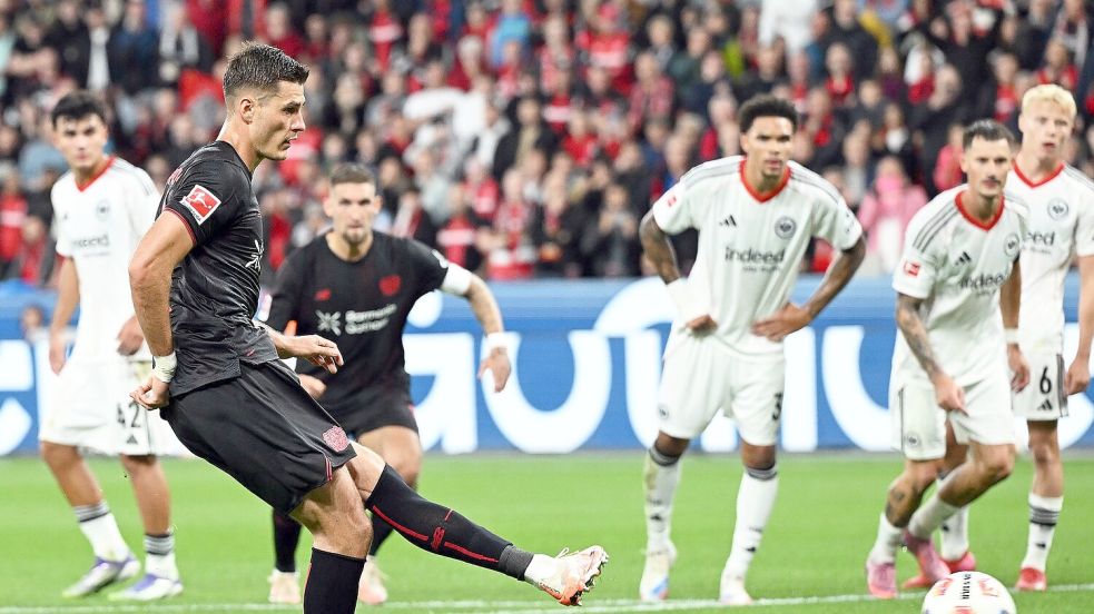 Patrik Schick traf per Elfmeter zum 2:0. Foto: Federico Gambarini