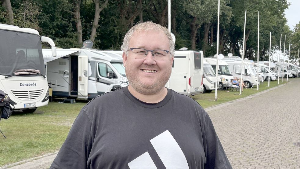 Seit vier Jahren ist Heiko Tinnemeyer für die Organisation des Reisemobiltreffens zuständig.