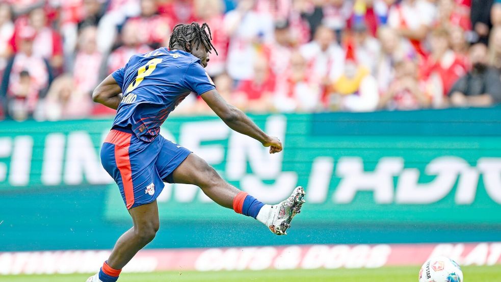 Traf zum Leipziger Sieg: Johan Bakayoko. Foto: Uwe Anspach