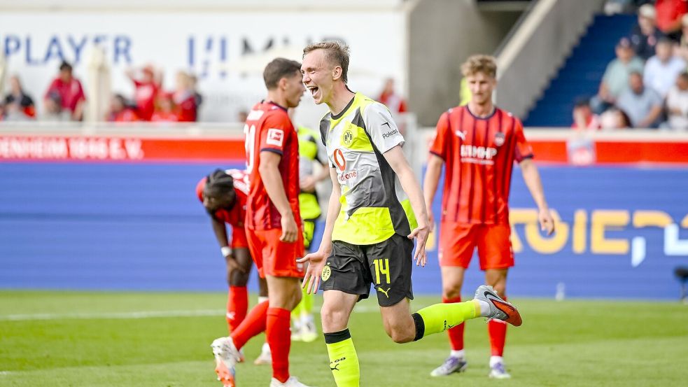 Gut in Form: Dortmunds Nationalspieler Maximilian Beier. Foto: Harry Langer
