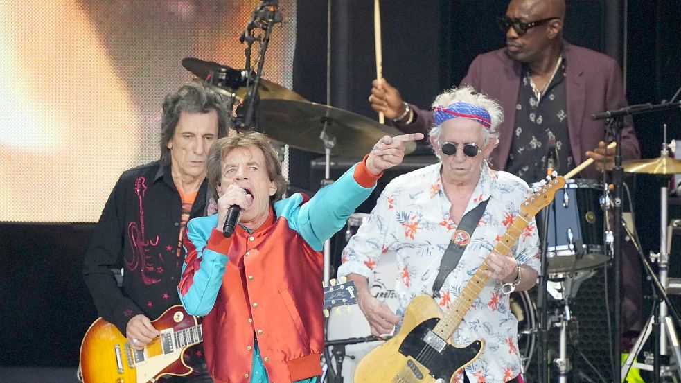 Die Stones kehren später öfter zurück - hier 2022. (Archivbild) Foto: Soeren Stache/dpa