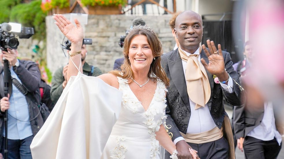 Die Hochzeit der Prinzessin und des Schamanen hatte weit über Norwegen hinaus für Schlagzeilen gesorgt. (Archivbild) Foto: Heiko Junge/NTB/dpa