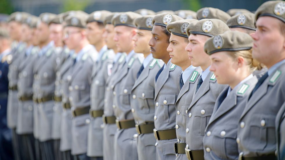 Die Bundeswehr soll mithilfe der Wehrdienstreform neuen Zuwachs erhalten. Foto: Henning Kaiser/dpa
