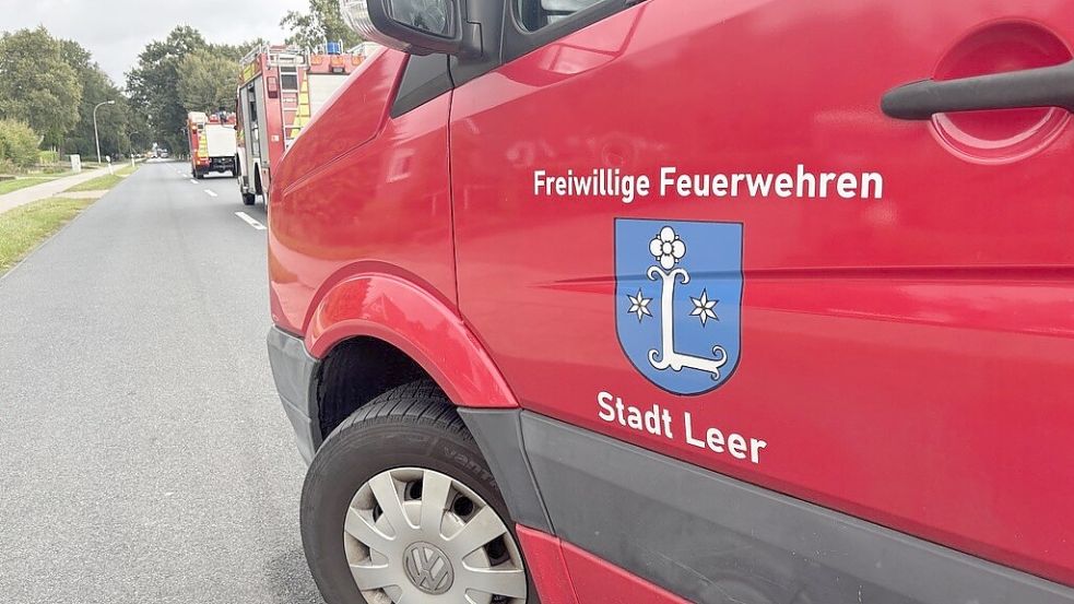 Die Unfallstelle an der Feldstraße war weiträumig abgesperrt. Foto: Vera Vogt