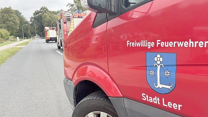 Die Unfallstelle an der Feldstraße war weiträumig abgesperrt. Foto: Vera Vogt