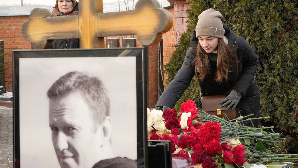 Kremlgegner Alexej Nawalny starb im Februar 2024 in einem russischen Gefängnis. (Archivbild) Foto: Uncredited/AP/dpa
