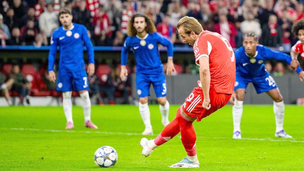 Mal wieder eiskalt vom Punkt: Harry Kane. Foto: Tom Weller