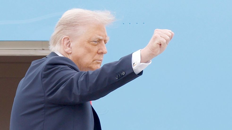 Trump will die Antifa-Bewegung als Terrororganisation einstufen. Foto: Luis M. Alvarez/FR596 AP/AP/dpa
