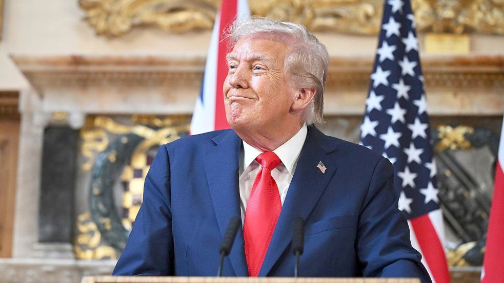 Das britische Königshaus hofierte den US-Präsidenten. Foto: Leon Neal/POOL Pool Getty Images