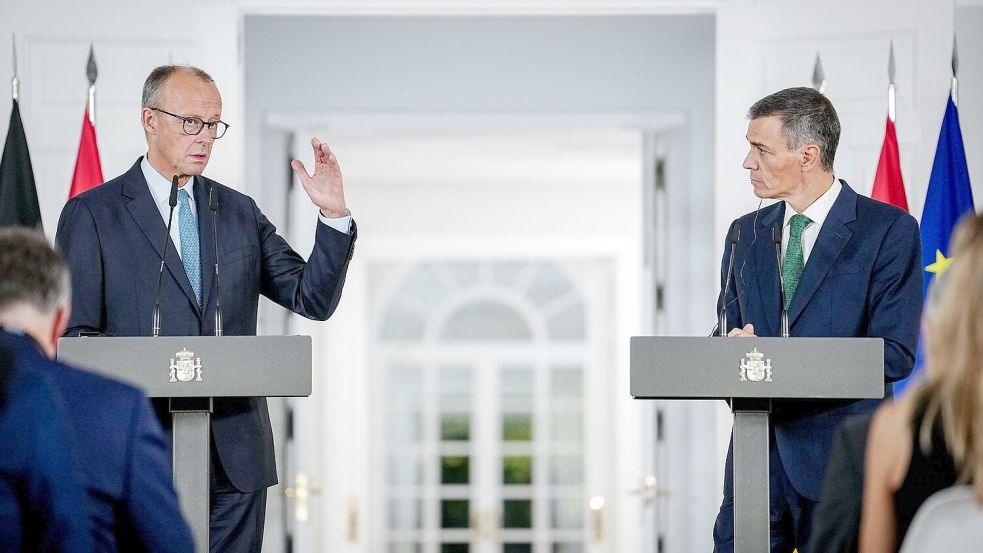 Die Bundesregierung will sich bis zum EU-Gipfel Anfang Oktober zu dem Vorstoß von von der Leyen für Sanktionen gegen Israel positionieren. Foto: Kay Nietfeld/dpa