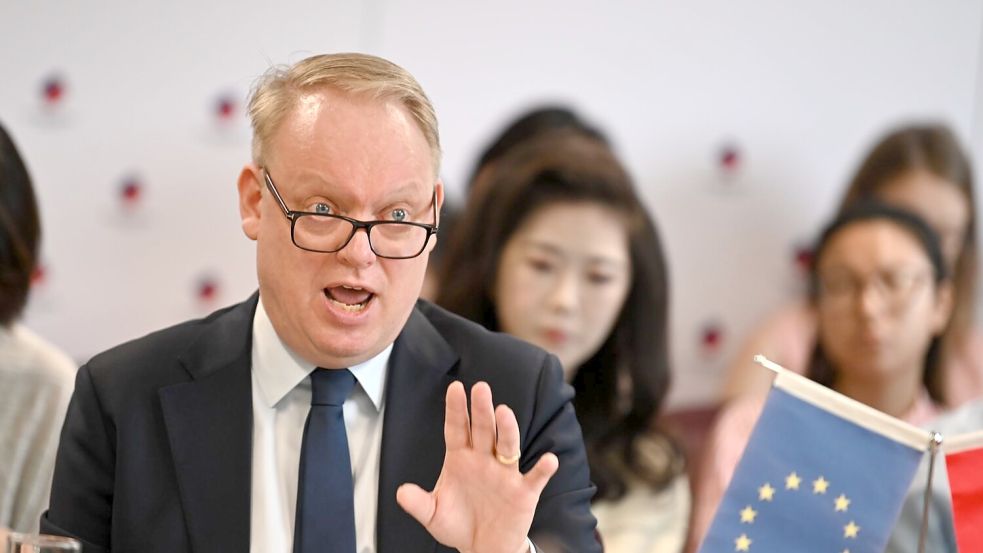 EU-Kammerpräsident Eskelund spricht vom drängendsten Problem europäischer Firmen. (Archivbild) Foto: Johannes Neudecker/dpa/dpa-mag