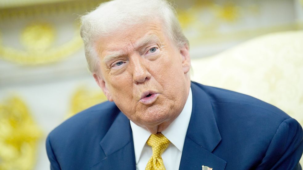 Donald Trump hat die Abmition den Friedensnobelpreis zu bekommen. Er versucht durch unterschiedliche Dinge sein Bestreben durchzusetzten. Foto: IMAGO / ZUMA Press Wire
