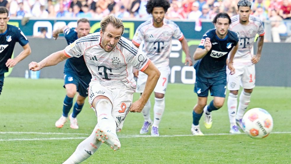 Achtes Saisontor: Kane glänzt in dieser Saison. Foto: Uwe Anspach