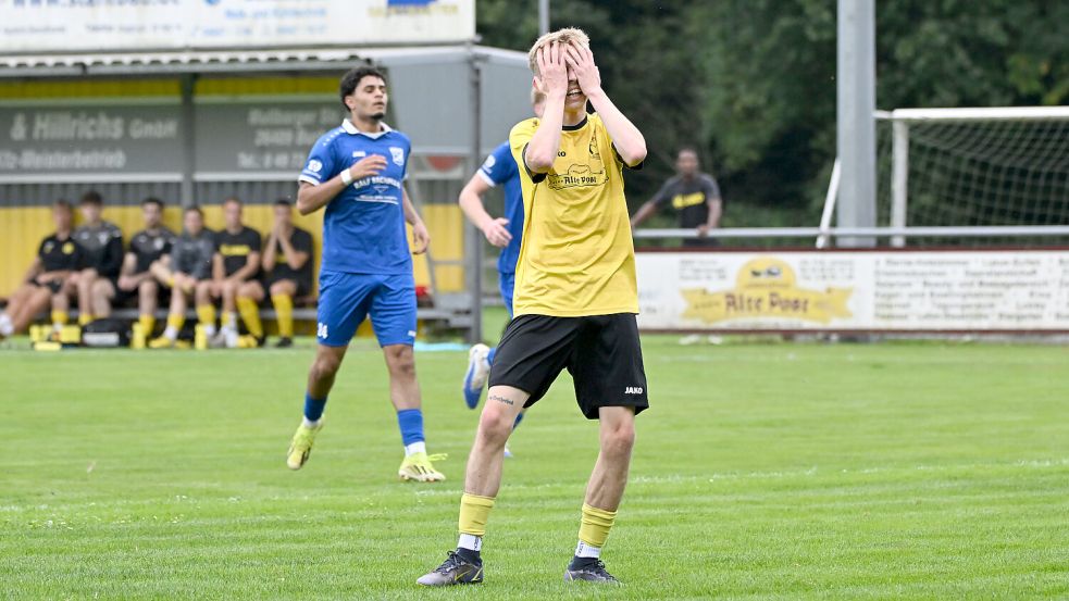 Der TuS Middels trauerte einigen vergebenen Chancen hinterher. Foto: Jens Doden/ Blomberg