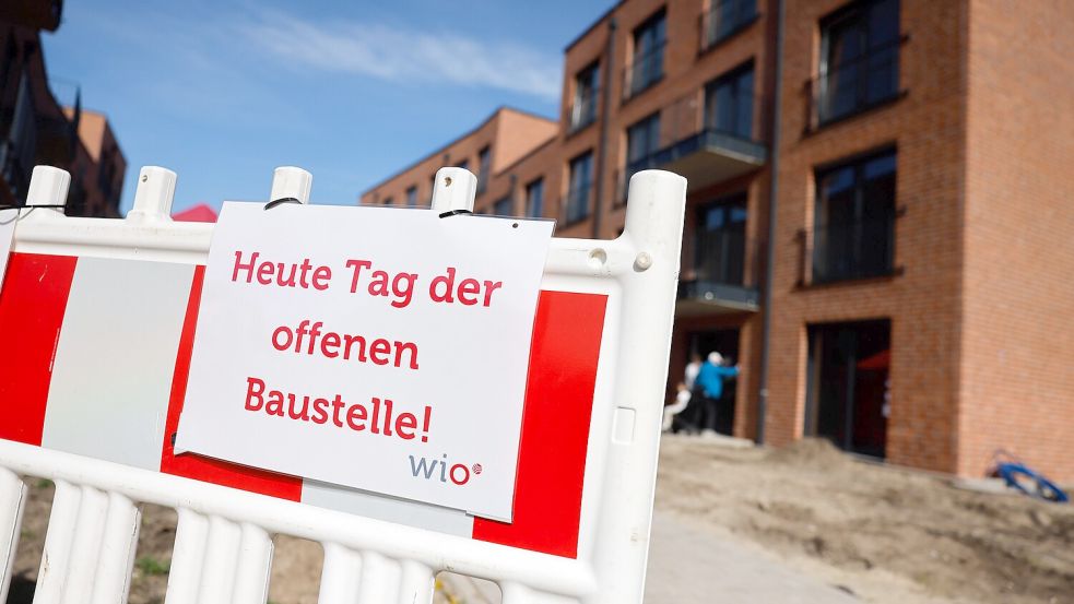 Die kommunale Wohnungsgesellschaft „Wohnen in Osnabrück“, kurz Wio, veranstaltet den „Tag der offenen Baustelle“ am Freitag, 19. September, im Landwehrviertel. Foto: Michael Gründel