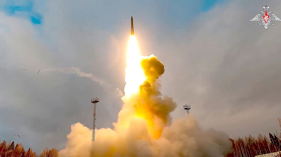 Russland ist bereit, sich ein Jahr lang weiter an die Begrenzungen seiner Atomsprengköpfe und Trägerraketen gemäß dem derzeitigen Abrüstungsvertrag New Start zu halten. (Archivbild) Foto: Uncredited/Russian Defense Minis