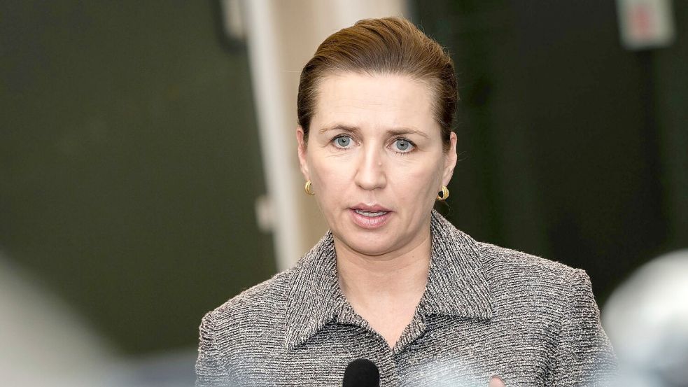 Spricht von einem Anschlag: Dänemarks Regierungschefin Mette Frederiksen. Foto: Emil Nicolai Helms/Ritzau Scanpi