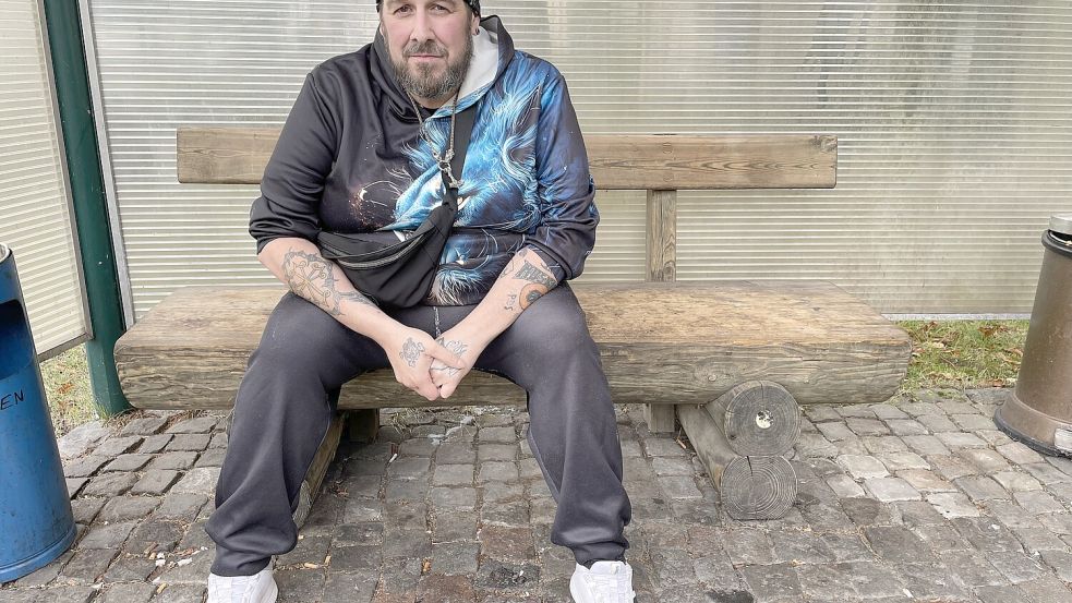 Vom schwarzen Schaf zum Kämpfer: In Melle wagt Timo Stellwagen einen Neuanfang. Er war zuvor immer wieder obdachlos und in verschiedenen Städten. Foto: Ina Wemhöner