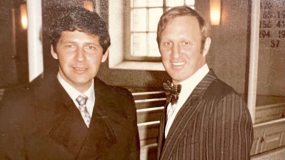 Dieses Bild zeigt Richard Müller (rechts) mit seinem Bruder Theo. Die beiden waren eine Herz und eine Seele.