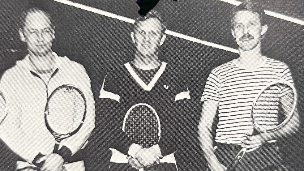Richard Müller (Mitte) hat auch gerne Tennis gespielt.