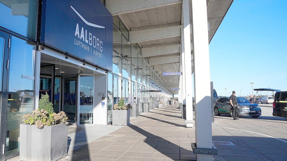Der Flughafen von Aalborg musste vorübergehend für Starts und Landungen gesperrt werden. Foto: Bo Amstrup/Ritzau Scanpix Foto/A