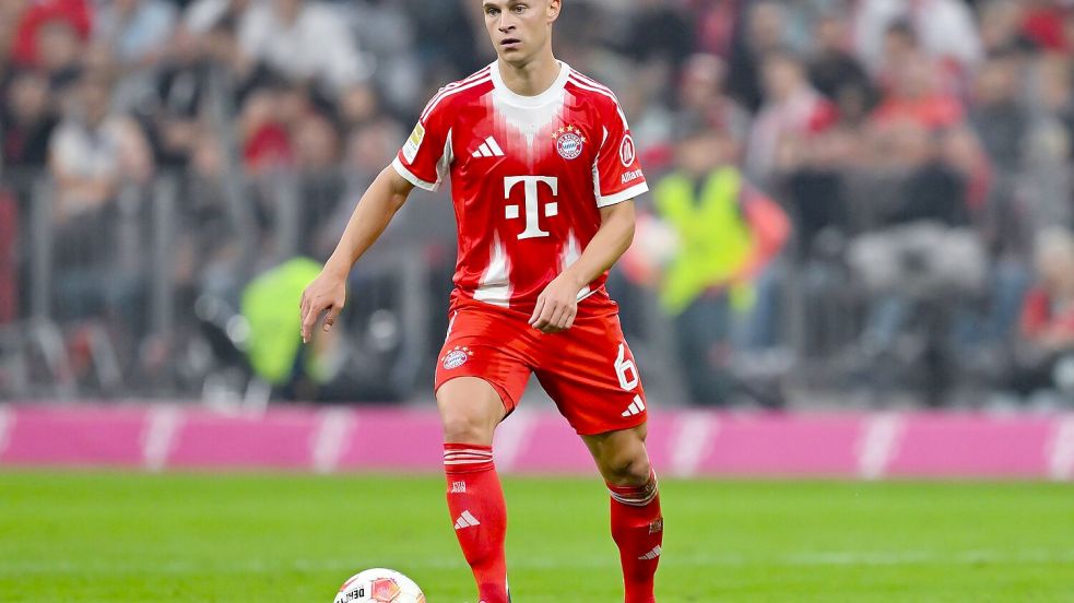 Dreh- und Angelpunkt im Bayern-Spiel: Joshua Kimmich. Foto: Sven Hoppe