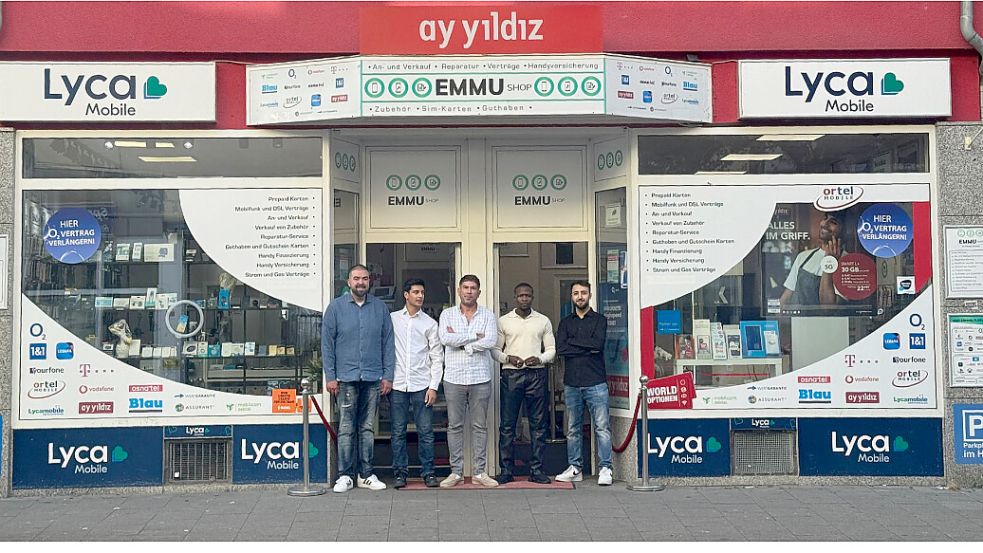 Zum Team gehören neben Emre Murat auch Onur Murat, Mousa Amin Ibrahim, Dalyan Akkaya und Mahmoud Jazara. Foto: MiO Tel