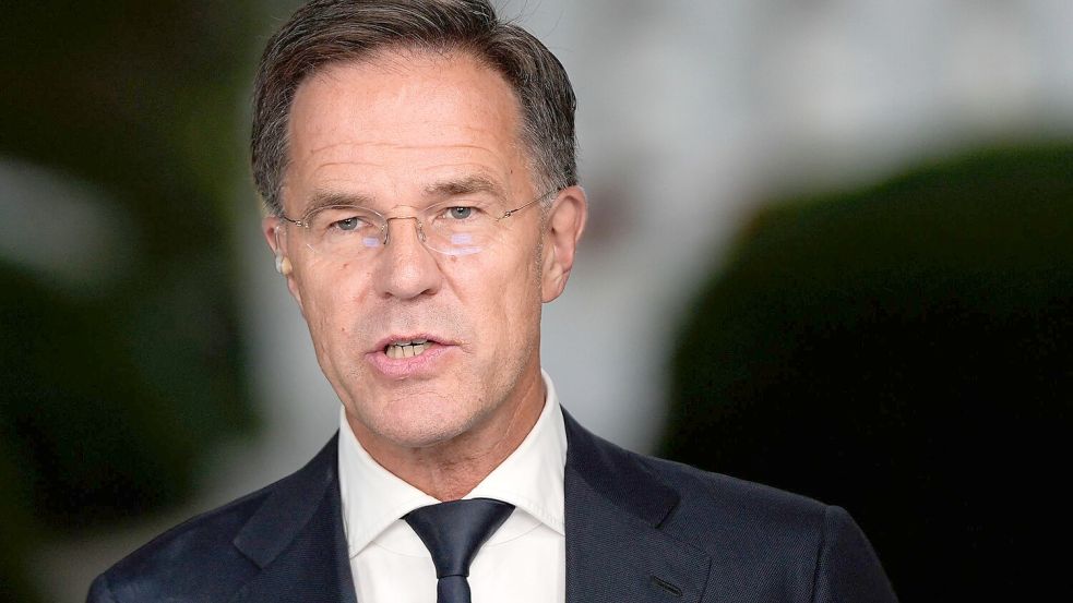 Von einer „ernsten Situation“ war bei dem Gespräch mit Rutte die Rede. (Archivbild) Foto: Julia Demaree Nikhinson/AP/dpa