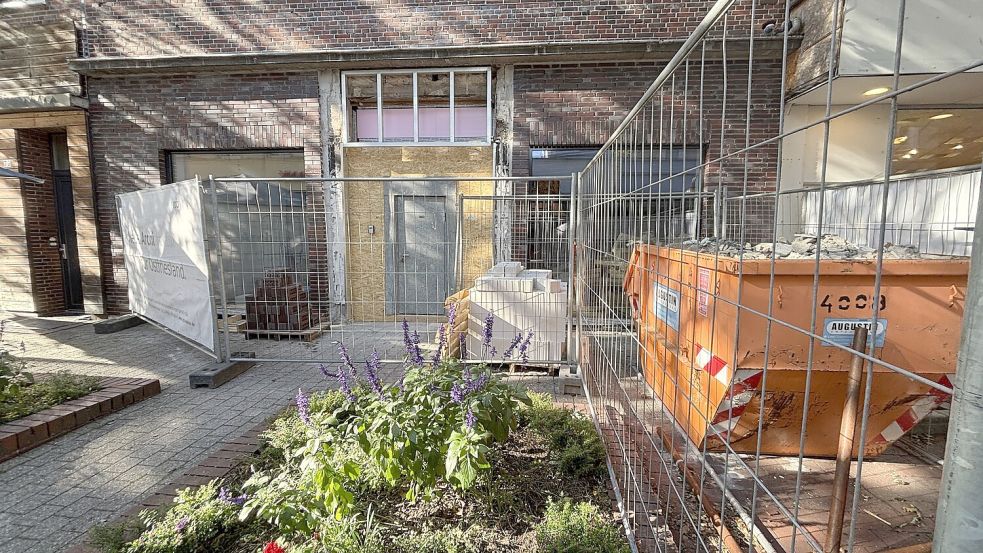 Die Arbeiten für die C-Box in Leer gehen voran. Foto: Jonas Bothe
