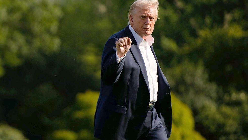 Trump will das militärische Eingreifen in US-Städten ausweiten. Foto: Julia Demaree Nikhinson/AP/dpa