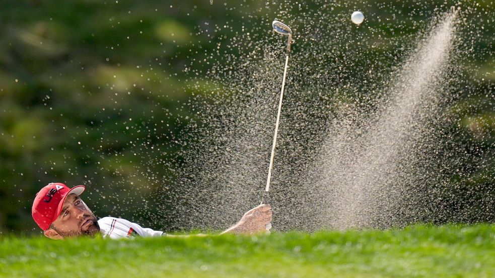 Scheffler holte nach schwierigen Tagen einen Punkt für die USA. Foto: Seth Wenig/AP/dpa