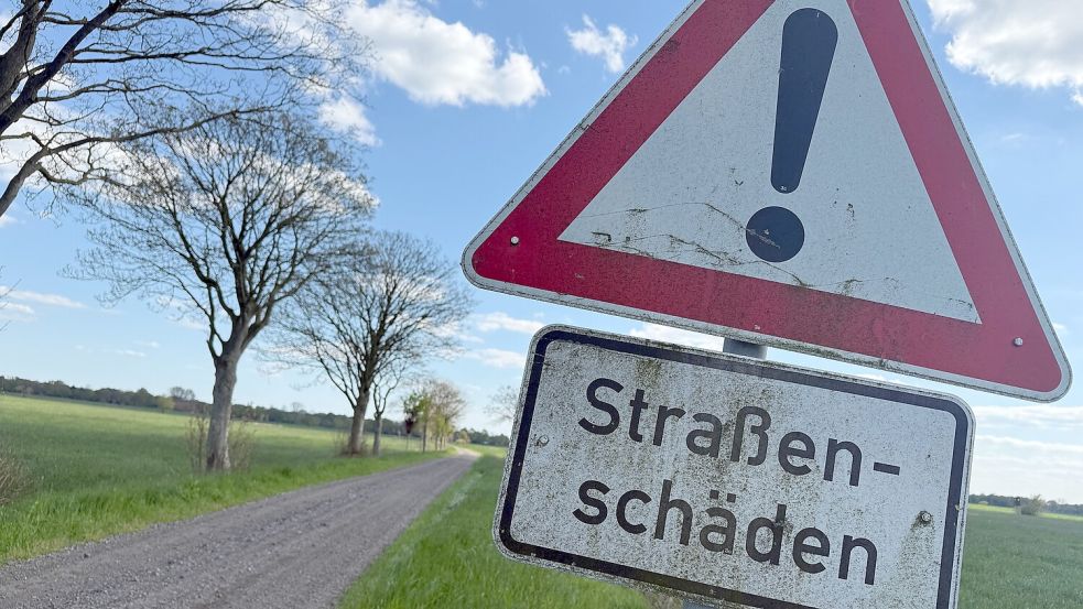 Straßenschäden, wie hier auf der Westerstraße, sind ein Problem. Foto: Dirk Hellmers